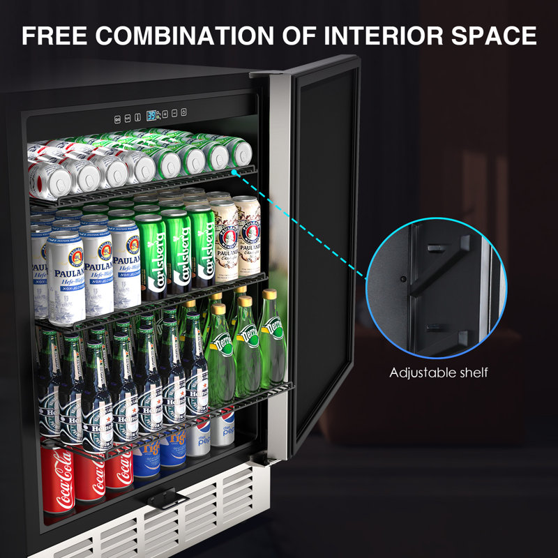 LINKEWODE 190 Cans (12 oz.) Outdoor Rated Convertible Beverage